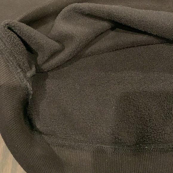 Van Heusen Flex 2XL Big & Tall Quarter Zip Sweater Black - Picture 4 of 5